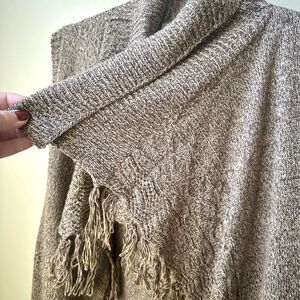 KEREN hart Brown Textured Knit Sweater